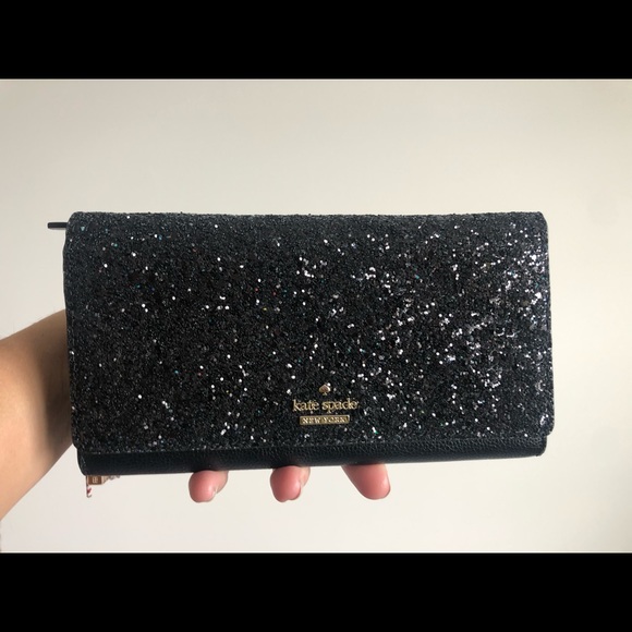 Kate Spade glitter laurel way Clutch wristlet - Picture 3 of 7